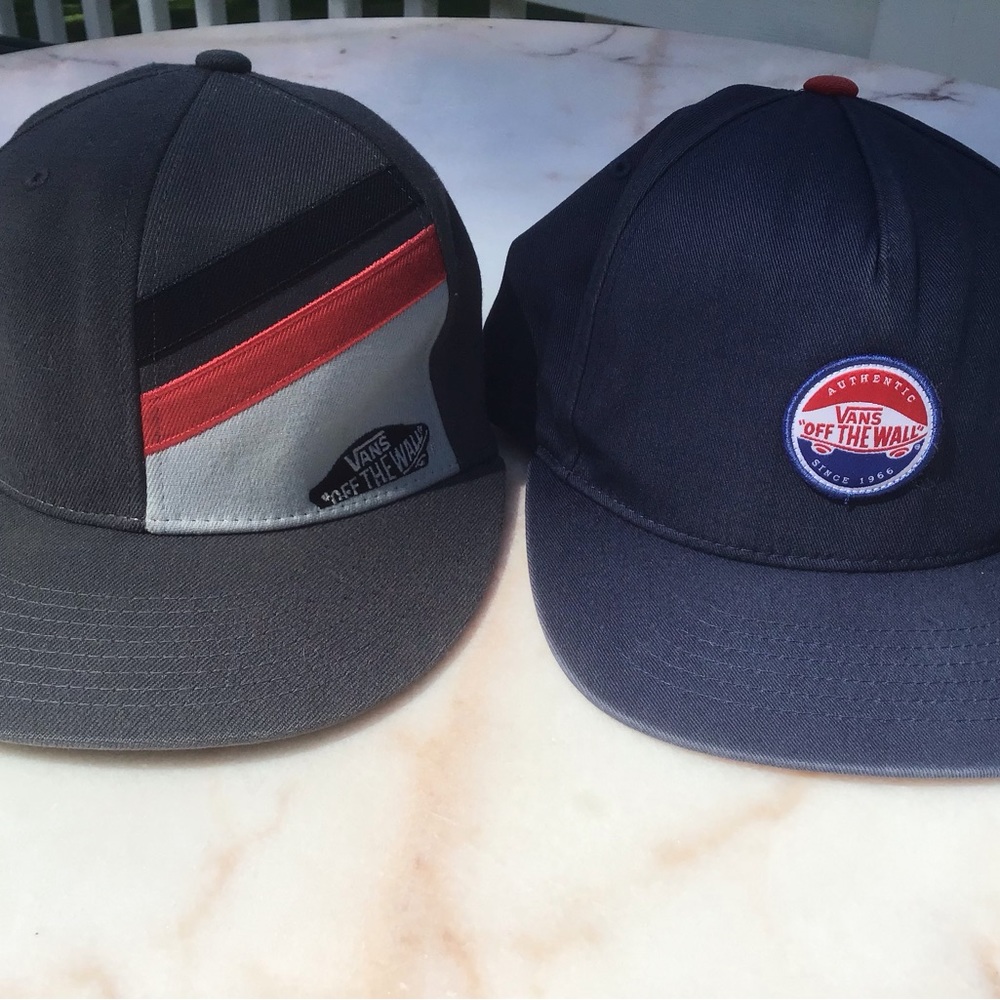 2 Vans Off the Wall Caps Old School Trucker Cap